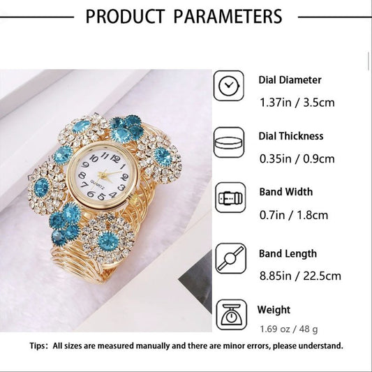 Inlaid Rhinestone Starry Women's Elegant Affordable Luxury Fashion Quartz Watch $22.91 Dana Fashion Color: Blue Women's Accessories Product information: Color: blue Thickness: 9mm Applicable people: Female Style: Fashion Movement type: quartz Mirror mater