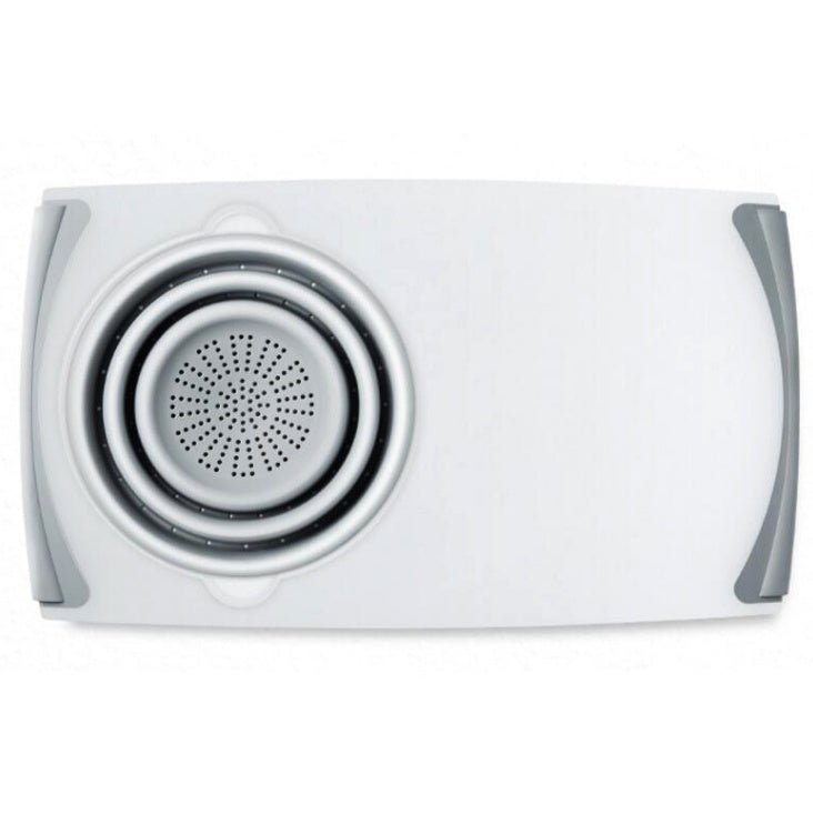 Innovative Multi-Functional 3 in 1 Chopping Board Detachable Folding Drain Basket Sink Cutting Board $60.98 Dana Fashion Color: Gray Dana's Kitchen Overview: 1. Safe Material: Made of PP+TRP, matte + silica gel, it is safe and secure. 2. Drainable and Sep
