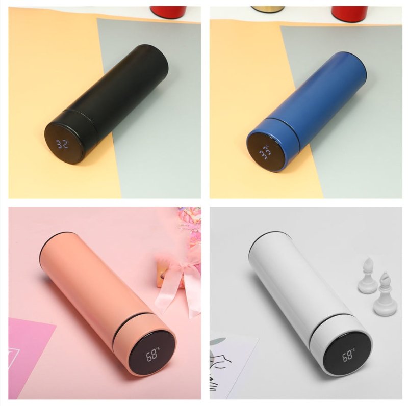 Intelligent Bottle Stainless Steel Insulated Bottle Cup Temperature Display Vacuum Flask Coffee Mug $94.92 Dana Fashion Color: Set Dana's Kitchen Overview 1. equipped with a smart LED display cover, it can display the temperature of the water when you tou