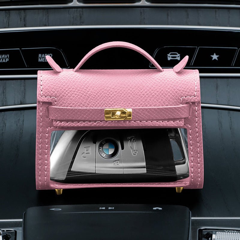 Internet Celebrity Transparent Handbag Cross-body Bag Storage Bag $50.50 Dana Fashion Color Classification: Girl Pink Women's Bags Product information: Material: genuine leather Color classification: Girl Pink, elephant gray, elegant black, Chinese red, h