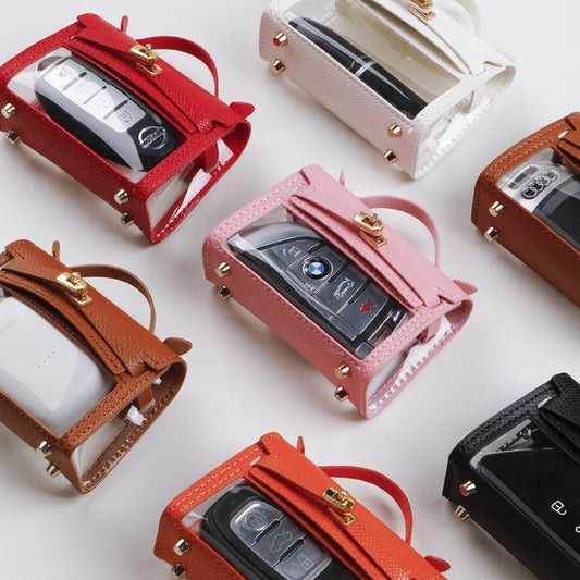 Internet Celebrity Transparent Handbag Cross-body Bag Storage Bag $50.50 Dana Fashion Color Classification: AIMA Orange Crossbody Chain Women's Bags Product information: Material: genuine leather Color classification: Girl Pink, elephant gray, elegant bla