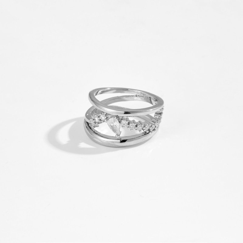 Irregular Design Double-layer Ring $39.50 Dana Fashion Color: Gold Size: No 6 Women's Accessories Product information: Type: Ring Treatment Process: Electroplating Color: Platinum-TTR121,18K gold-TTR121 Applicable people: women Size: no.6, no.7, no.8 Styl