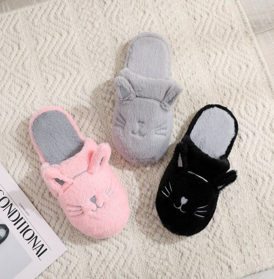 Jacquard Soft Bottom Noiseless Waterproof Bottom Slippers $25.99 Dana Fashion Color: Soft Bottom Cat Black Size: 36to37 Women's shoes Product information: Color: soft bottom cat pink, soft bottom Cat Gray, soft bottom cat black, soft bottom cat white, sof