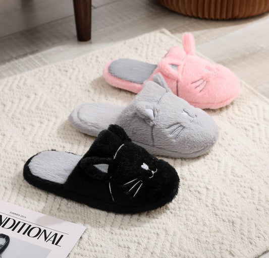 Jacquard Soft Bottom Noiseless Waterproof Bottom Slippers $25.99 Dana Fashion Color: Soft Bottom Cat Black Size: 36to37 Women's shoes Product information: Color: soft bottom cat pink, soft bottom Cat Gray, soft bottom cat black, soft bottom cat white, sof