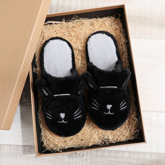 Jacquard Soft Bottom Noiseless Waterproof Bottom Slippers $25.99 Dana Fashion Color: Soft Bottom Cat Black Size: 36to37 Women's shoes Product information: Color: soft bottom cat pink, soft bottom Cat Gray, soft bottom cat black, soft bottom cat white, sof