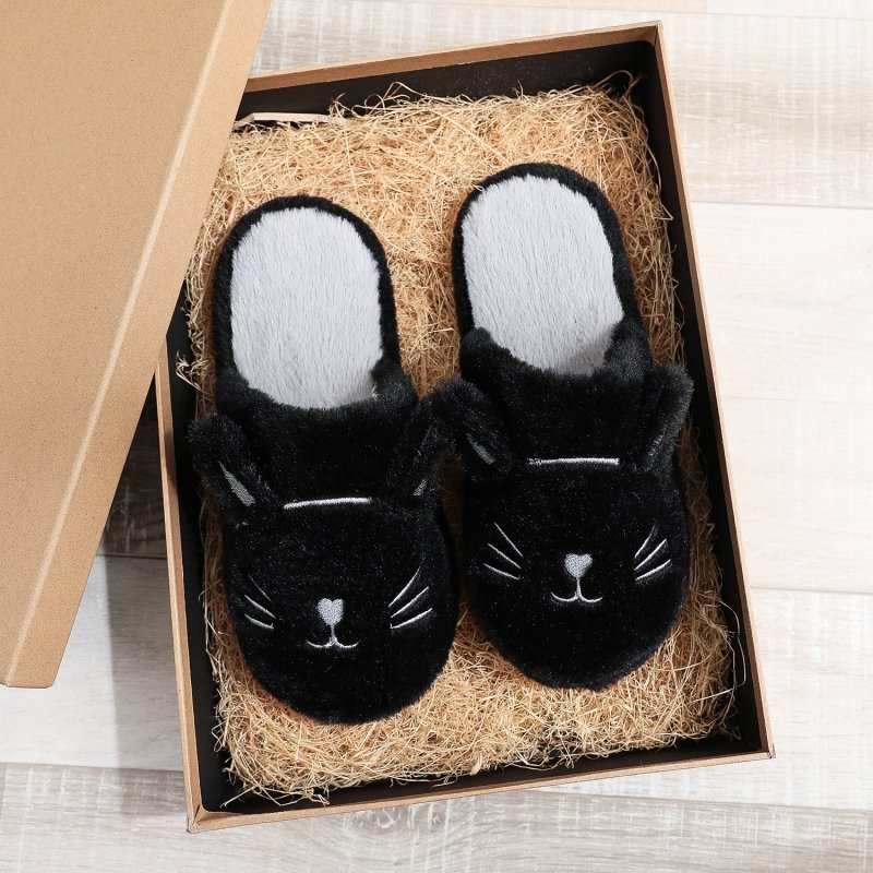 Jacquard Soft Bottom Noiseless Waterproof Bottom Slippers $25.99 Dana Fashion Color: Soft Bottom Cat Black Size: 36to37 Women's shoes Product information: Color: soft bottom cat pink, soft bottom Cat Gray, soft bottom cat black, soft bottom cat white, sof