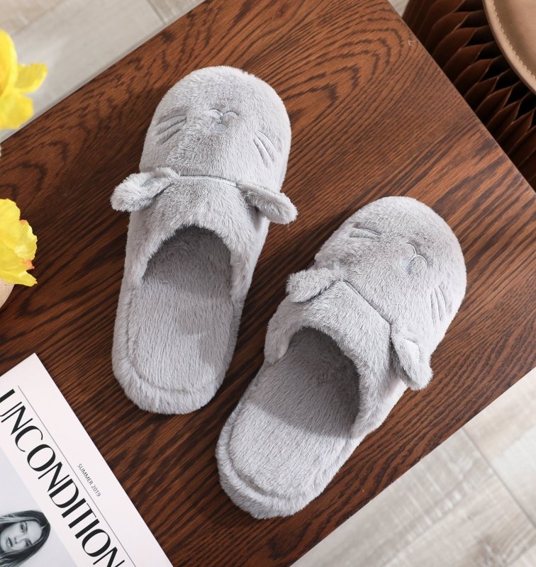 Jacquard Soft Bottom Noiseless Waterproof Bottom Slippers $25.99 Dana Fashion Color: Soft Bottom Cat Black Size: 36to37 Women's shoes Product information: Color: soft bottom cat pink, soft bottom Cat Gray, soft bottom cat black, soft bottom cat white, sof