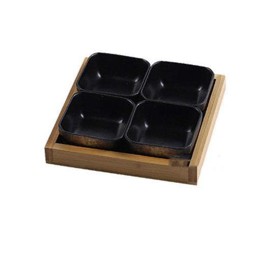 Japan Style Ceramic Fruits Plates with Bamboo Serving Tray $98.50 Dana Fashion style: A4 Dana's Kitchen Product Information: Product category Fruit plate: Product quality grade First-class product: Style: Japanese Color classification: A2, A3, A4, A6, B2,