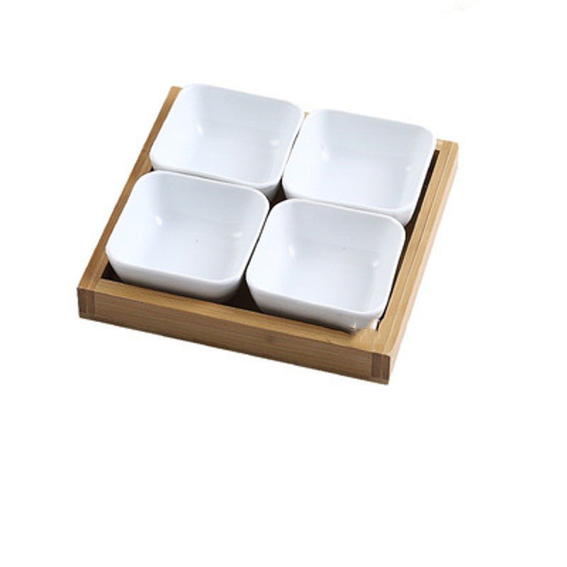Japan Style Ceramic Fruits Plates with Bamboo Serving Tray $98.50 Dana Fashion style: B4 Dana's Kitchen Product Information: Product category Fruit plate: Product quality grade First-class product: Style: Japanese Color classification: A2, A3, A4, A6, B2,