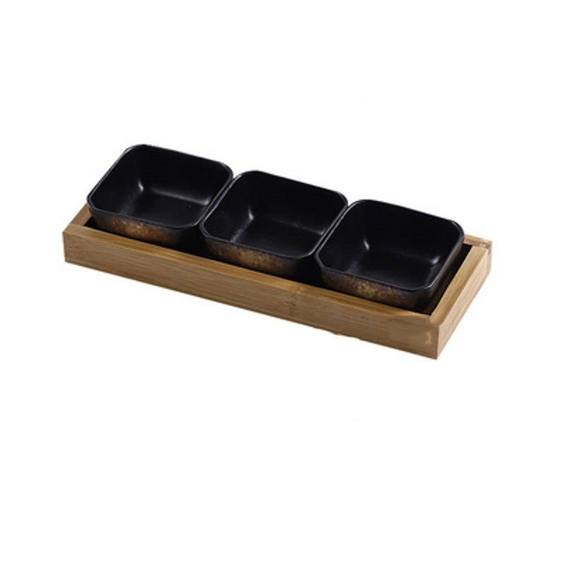 Japan Style Ceramic Fruits Plates with Bamboo Serving Tray $98.50 Dana Fashion style: A3 Dana's Kitchen Product Information: Product category Fruit plate: Product quality grade First-class product: Style: Japanese Color classification: A2, A3, A4, A6, B2,