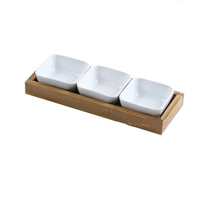 Japan Style Ceramic Fruits Plates with Bamboo Serving Tray $98.50 Dana Fashion style: b3 Dana's Kitchen Product Information: Product category Fruit plate: Product quality grade First-class product: Style: Japanese Color classification: A2, A3, A4, A6, B2,