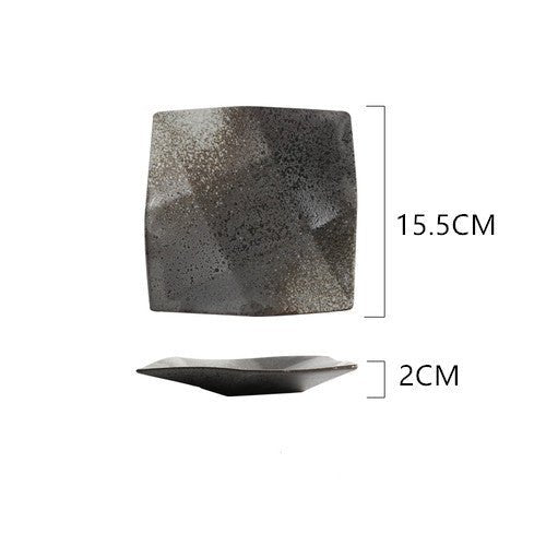 Japanese New Hot Sell Plate Ceramic Tableware $24.16 Dana Fashion Color: Square nine grid plate Size: 6inch Dana's Kitchen Product information: Product Category: Disc Material: Ceramic Style: Japanese Specifications: square nine-grid plate (six inches), s