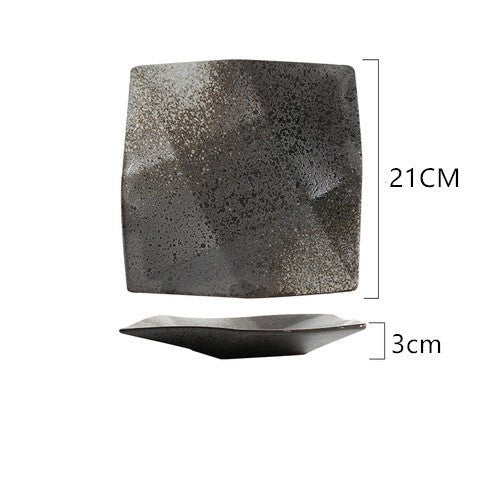 Japanese New Hot Sell Plate Ceramic Tableware $34.01 Dana Fashion Color: Square nine grid plate Size: 8inch Dana's Kitchen Product information: Product Category: Disc Material: Ceramic Style: Japanese Specifications: square nine-grid plate (six inches), s