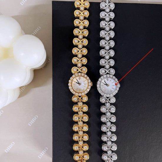 Jewelry Antique Luxury Diamond Quartz Women's Watch $139.00 Dana Fashion Color: Silver Women's Accessories Product information: Color: gold, silver Dial: 2CM, 7mm thick, synthetic sapphire mirror Strap: adjustable strap, wrist thickness can be worn Materi