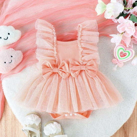 Jumpsuit Baby Net Skirt Princess Poris Dress Baby Skirt Baby Body Pants Jumpsuit $15.94 Dana Fashion Color: Pink Suitable For Height: 0to3M Baby Clothing Product information: Thickness: ordinary Fabric name: Cotton Color: pink, beige, apricot Main fabric