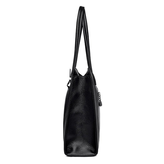 Kangaroo Leather Large Capacity Fashion Soft Leather Shoulder Bag $86.78 Dana Fashion Color: Black Women's Bags Product information: Lining texture: Polyester Applicable scenario: Daily configuration Color: wine red, light gray, green, dark blue, black Ou