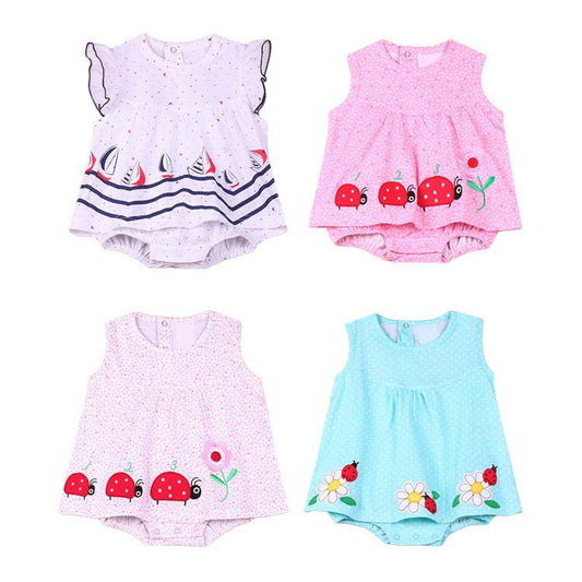 Karatva Girls Dress Summer Summer Summer Baby Princess Dress Skirt Skirt Conjoined 0-1 Years Old Female Baby Summer $19.49 Dana Fashion style: A Size: 12M Baby Clothing Karatva girls dress summer summer summer baby princess dress skirt skirt conjoined 0-1