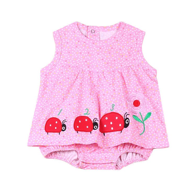 Karatva Girls Dress Summer Summer Summer Baby Princess Dress Skirt Skirt Conjoined 0-1 Years Old Female Baby Summer $19.49 Dana Fashion style: F Size: 12M Baby Clothing Karatva girls dress summer summer summer baby princess dress skirt skirt conjoined 0-1