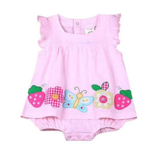 Karatva Girls Dress Summer Summer Summer Baby Princess Dress Skirt Skirt Conjoined 0-1 Years Old Female Baby Summer $19.49 Dana Fashion style: A Size: 12M Baby Clothing Karatva girls dress summer summer summer baby princess dress skirt skirt conjoined 0-1