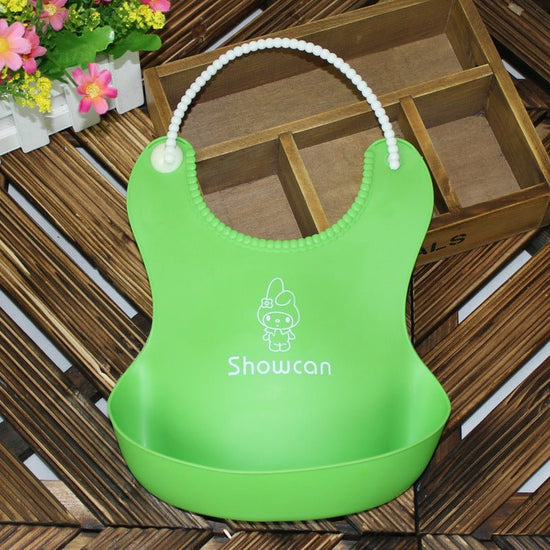 Kid Infant Bibs Baby Soft Silicone Bib $9.68 Dana Fashion Color: Green2 Baby Clothing Specifications: It is made of high quality materials,soft hand feeling, no any harm to your baby's skin Style:Casual,Cute,Adjustable,Reusable Material:silicone Pattern:C