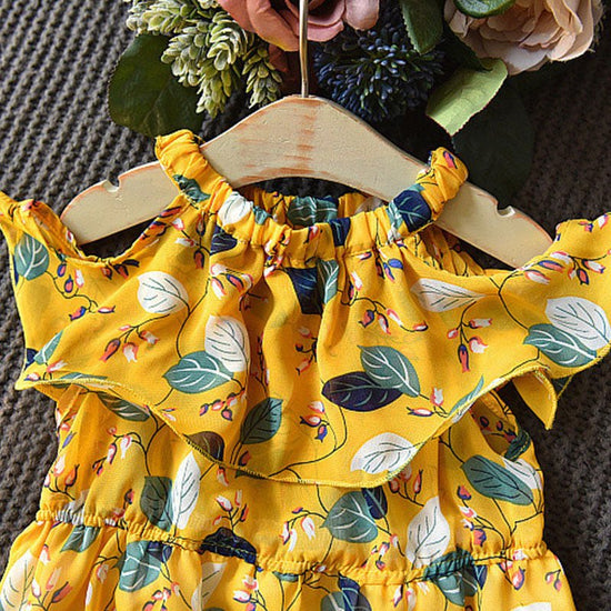 Kids Dress Girls Leaf Chiffon Sleeveless Holiday Bohemian $22.87 Dana Fashion Color: Pink Size: 100 Baby Clothing Product information: Style: Korean Fabric name: chiffon Skirt category: Dress Main fabric composition: cotton Suitable age group: middle and