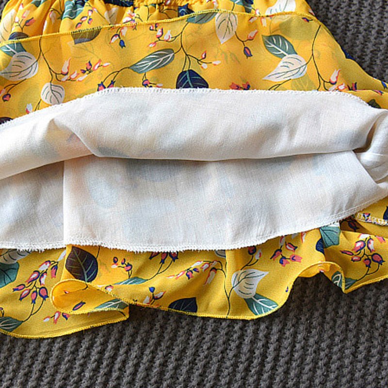 Kids Dress Girls Leaf Chiffon Sleeveless Holiday Bohemian $22.87 Dana Fashion Color: Pink Size: 100 Baby Clothing Product information: Style: Korean Fabric name: chiffon Skirt category: Dress Main fabric composition: cotton Suitable age group: middle and