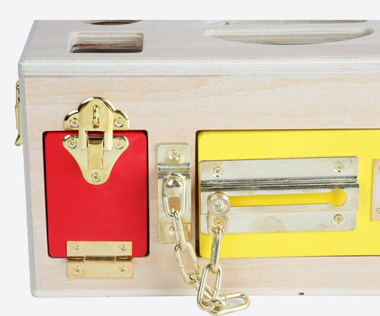 Kids educational toys Preschool $89.40 Dana Fashion Style: Default Toys & Hobbies Product name Shape lock box Material wooden Packing Blister Packing number 12 pcs OEM/ODM Customized designs, materials, size & colors available Feature Eco-friendly, Nontox