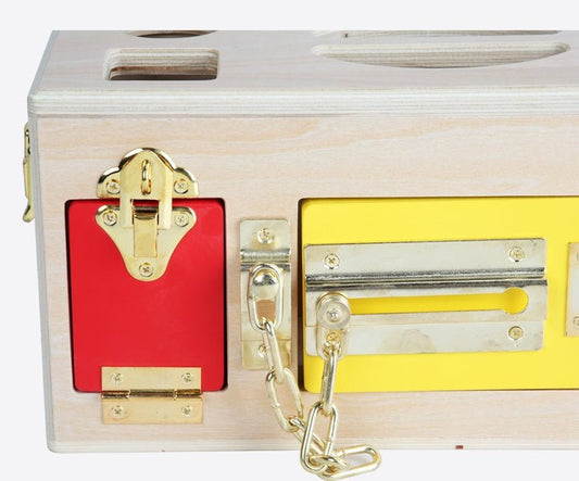 Kids educational toys Preschool $89.40 Dana Fashion Style: Default Toys & Hobbies Product name Shape lock box Material wooden Packing Blister Packing number 12 pcs OEM/ODM Customized designs, materials, size & colors available Feature Eco-friendly, Nontox