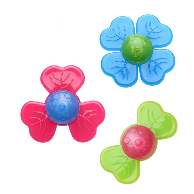 Kids Gyro Insect Sucker Spinner Rattle Bathroom Bath Toys Table Dinner Appease Toys for Baby Toddlers $37.18 Dana Fashion Color: 2PC SET6 Toys & Hobbies Overview: Cute insect exterior The cute insect appearance can attract the baby's attention when playin