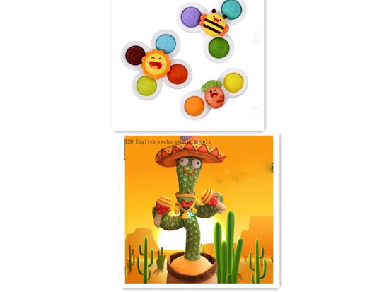 Kids Gyro Insect Sucker Spinner Rattle Bathroom Bath Toys Table Dinner Appease Toys for Baby Toddlers $48.15 Dana Fashion Color: Set8 Toys & Hobbies Overview: Cute insect exterior The cute insect appearance can attract the baby's attention when playing so