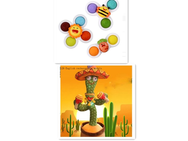 Kids Gyro Insect Sucker Spinner Rattle Bathroom Bath Toys Table Dinner Appease Toys for Baby Toddlers $48.15 Dana Fashion Color: Set8 Toys & Hobbies Overview: Cute insect exterior The cute insect appearance can attract the baby's attention when playing so