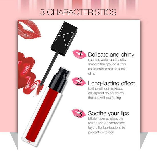 KIMUSE Makeup Matte Smooth Lipstick Liquid Lipstick Matte Waterproof Lips Makeup Cosmetic Long Lasting Matte Lipstick Makeup $9.00 Dana Fashion Color: 1 makeup Details: 1. Brand New & High quality 2. Portable size and easy to carry 3. Suitable for profess