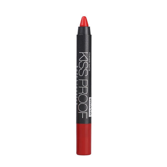 Kissproof lipstick Matte $13.74 Dana Fashion style: 10 makeup product description Product Name: Non-stick cup lipstick pen Color number: 19 colors Net weight: 18g Gross weight: 20g Single diameter: 11.8*1.4 (cm) Outer size: 12*2.7*1.1 (cm)