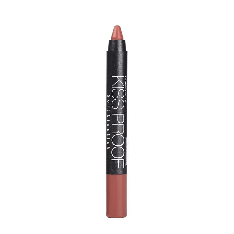 Kissproof lipstick Matte $13.74 Dana Fashion style: 5 makeup product description Product Name: Non-stick cup lipstick pen Color number: 19 colors Net weight: 18g Gross weight: 20g Single diameter: 11.8*1.4 (cm) Outer size: 12*2.7*1.1 (cm)