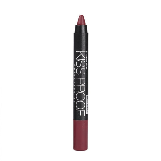 Kissproof lipstick Matte $13.74 Dana Fashion style: 12 makeup product description Product Name: Non-stick cup lipstick pen Color number: 19 colors Net weight: 18g Gross weight: 20g Single diameter: 11.8*1.4 (cm) Outer size: 12*2.7*1.1 (cm)