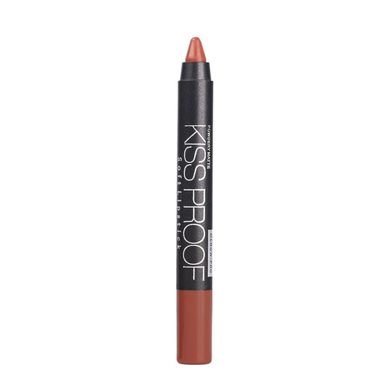 Kissproof lipstick Matte $13.74 Dana Fashion style: 6 makeup product description Product Name: Non-stick cup lipstick pen Color number: 19 colors Net weight: 18g Gross weight: 20g Single diameter: 11.8*1.4 (cm) Outer size: 12*2.7*1.1 (cm)