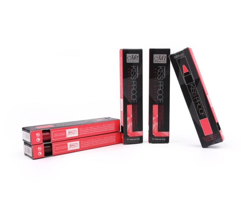 Kissproof lipstick Matte $13.74 Dana Fashion style: 1 makeup product description Product Name: Non-stick cup lipstick pen Color number: 19 colors Net weight: 18g Gross weight: 20g Single diameter: 11.8*1.4 (cm) Outer size: 12*2.7*1.1 (cm)