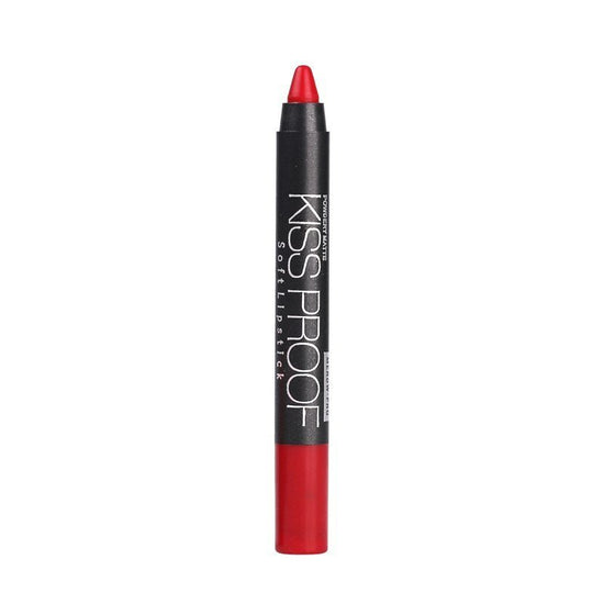 Kissproof lipstick Matte $13.74 Dana Fashion style: 13 makeup product description Product Name: Non-stick cup lipstick pen Color number: 19 colors Net weight: 18g Gross weight: 20g Single diameter: 11.8*1.4 (cm) Outer size: 12*2.7*1.1 (cm)