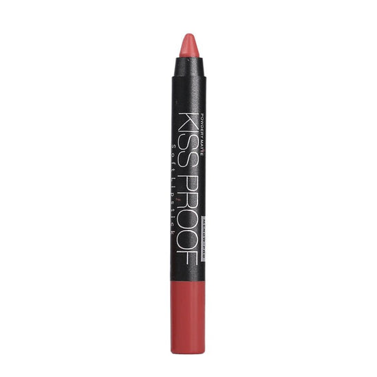 Kissproof lipstick Matte $13.74 Dana Fashion style: 9 makeup product description Product Name: Non-stick cup lipstick pen Color number: 19 colors Net weight: 18g Gross weight: 20g Single diameter: 11.8*1.4 (cm) Outer size: 12*2.7*1.1 (cm)