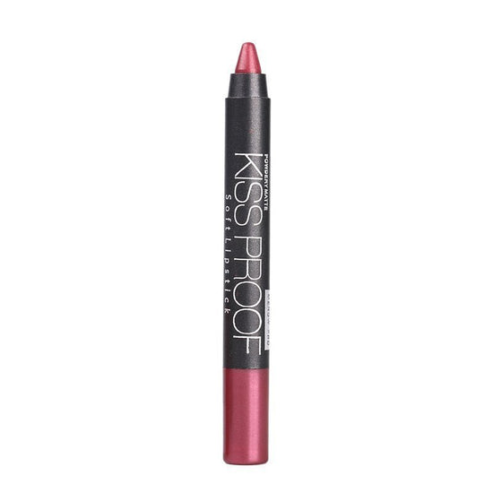 Kissproof lipstick Matte $13.74 Dana Fashion style: 1 makeup product description Product Name: Non-stick cup lipstick pen Color number: 19 colors Net weight: 18g Gross weight: 20g Single diameter: 11.8*1.4 (cm) Outer size: 12*2.7*1.1 (cm)