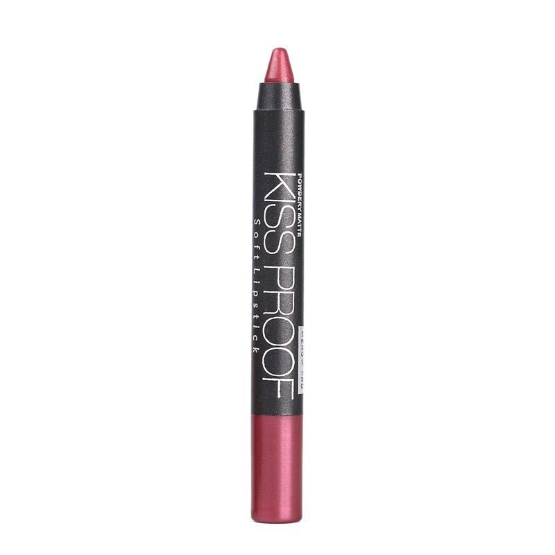 Kissproof lipstick Matte $13.74 Dana Fashion style: 1 makeup product description Product Name: Non-stick cup lipstick pen Color number: 19 colors Net weight: 18g Gross weight: 20g Single diameter: 11.8*1.4 (cm) Outer size: 12*2.7*1.1 (cm)