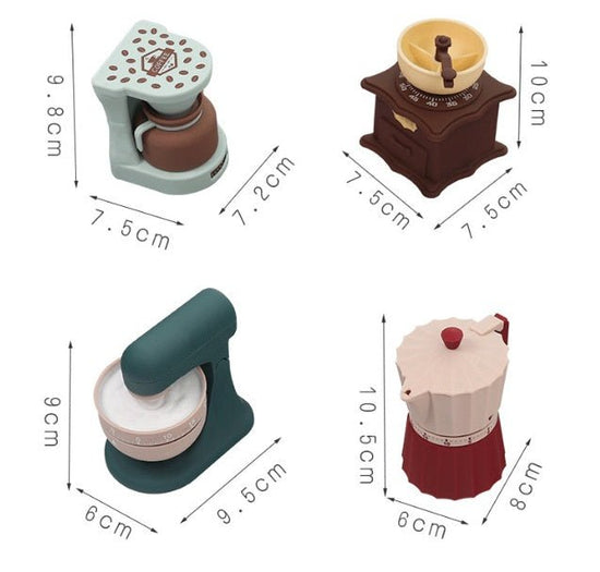 Kitchen countdown alarm clock $19.50 Dana Fashion Color: Light green Dana's Kitchen The baby is an export tail sheet, a handmade product, there may be pinholes, small bumps, uneven glaze color, small broken flowers, etc. This is normal. Material ABS Size