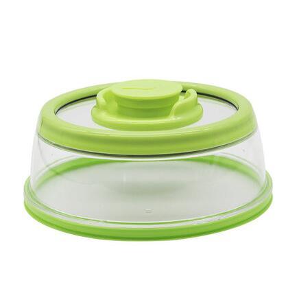 Kitchen Fresh-Keeping Cover Vacuum Food Sealer $27.28 Dana Fashion Color: Green Size: L quantity: 1pc Dana's Kitchen Overview: 1. Made of ABS and silicone material, BPA-FREE, Dishwasher & microwave oven safe. Features with round-shape handle, easy to grip