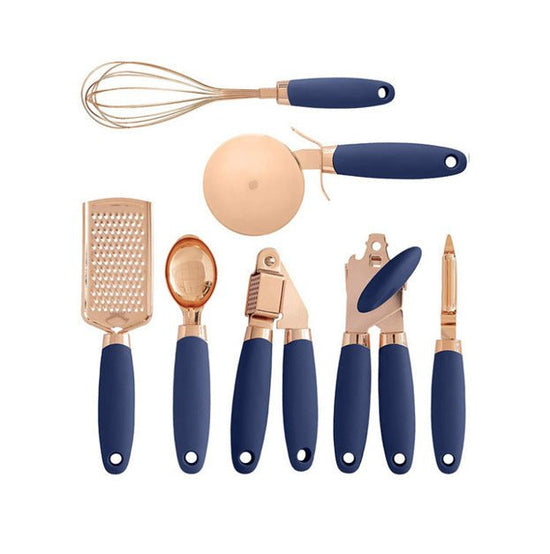 Kitchen Household Peeler Gadget Copper Plating Set $57.04 Dana Fashion Color: Grey Dana's Kitchen Product Features : The simple and elegant cutlery rack looks beautiful on your counter! Our cutlery rack is perfect for storing kitchen tools when not in use