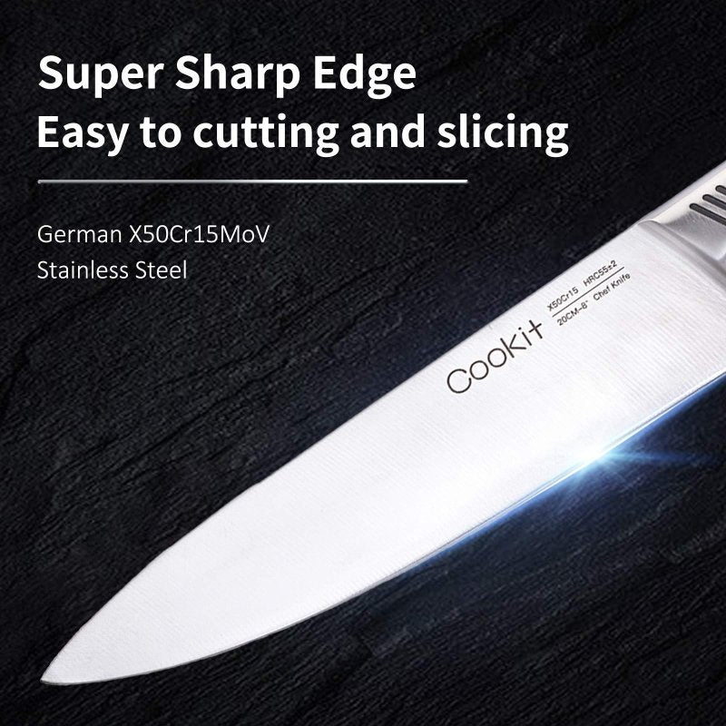Kitchen Knife Set, 15 Piece Knife Sets with Block, Chef Knives with Non-Slip German Stainless Steel Hollow Handle Cutlery Set with Multifunctional Scissors Knife Sharpener Amazon Platform Banned $194.30 Dana Fashion default: default Dana's Kitchen Feature