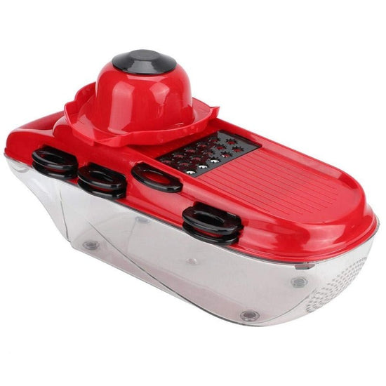 Kitchen Multifunctional Kitchen Utensils $89.50 Dana Fashion Color: Red Dana's Kitchen Product information: Name: Multi-function vegetable cutter Material: stainless steel+ABS+PET Composition: 7 blades + 1 vegetable cutter body + 1 PET capacity + 1 hand g