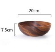 Kitchen Natural Wooden Bowl Household Fruit Bowl Salad Bowl For Home Restaurant Food Container Wooden Utensils Note The Size Hot $46.71 Dana Fashion Color: Brown Size: 20X7.5cm Dana's Kitchen Overview: Exquisite handmade wooden bowl with beautiful wood gr