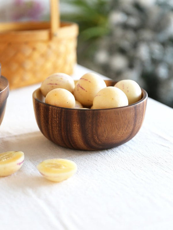 Kitchen Natural Wooden Bowl Household Fruit Bowl Salad Bowl For Home Restaurant Food Container Wooden Utensils Note The Size Hot $19.94 Dana Fashion Color: Brown Size: 10X6cm Dana's Kitchen Overview: Exquisite handmade wooden bowl with beautiful wood grai