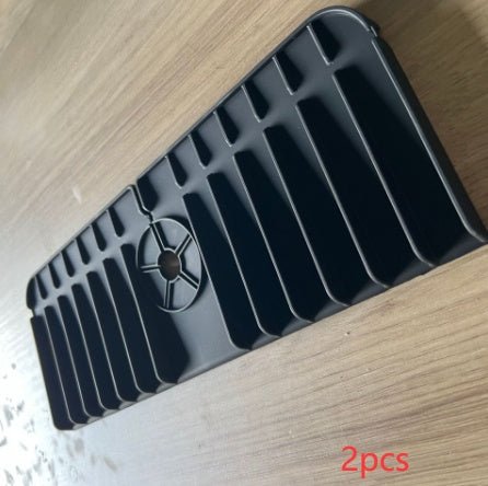 Kitchen Silicone Faucet Absorbent Mat Sink Splash Guard Silicone Faucet Splash Catcher Countertop Protector For Bathroom Kitchen Gadgets $29.00 Dana Fashion Color: Black Model: 2styles quantity: 2PCS Dana's Kitchen Overview The counter where the faucet an