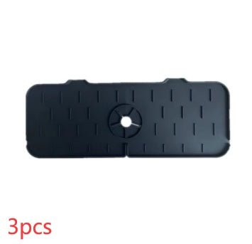 Kitchen Silicone Faucet Absorbent Mat Sink Splash Guard Silicone Faucet Splash Catcher Countertop Protector For Bathroom Kitchen Gadgets $42.00 Dana Fashion Color: Black Model: 37x14x0.5 quantity: 3PCS Dana's Kitchen Overview The counter where the faucet